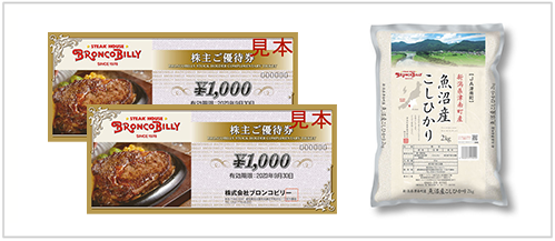 ブロンコビリー 株主優待 4000円分