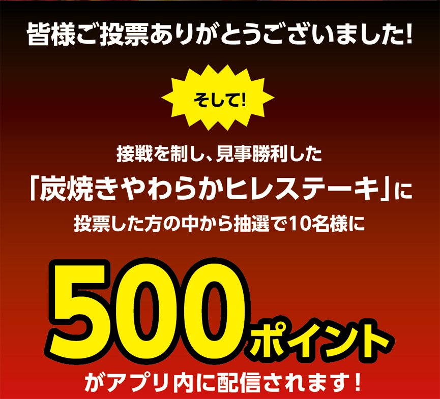 秋のご馳走対決結果発表