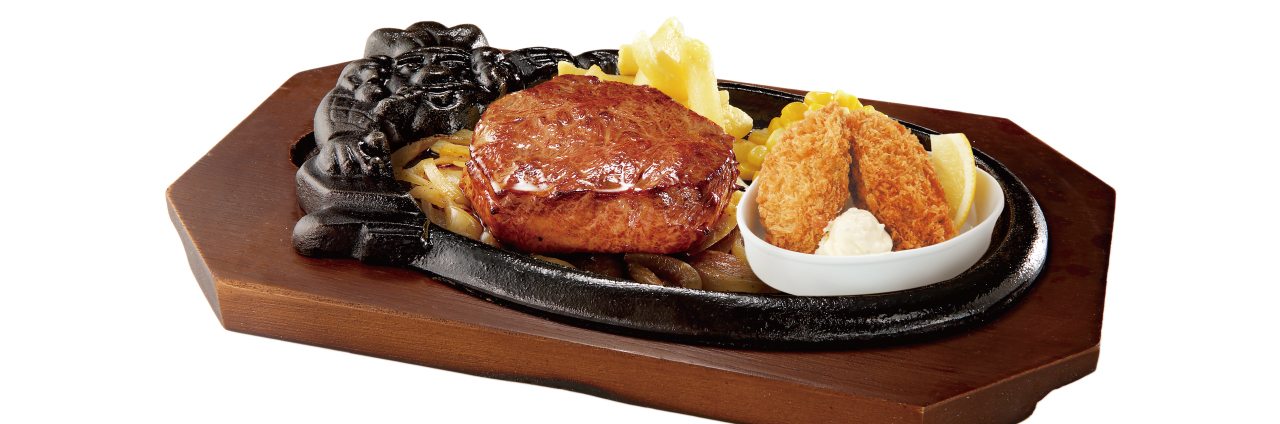 ランチメニュー ステーキ ハンバーグのブロンコビリー
